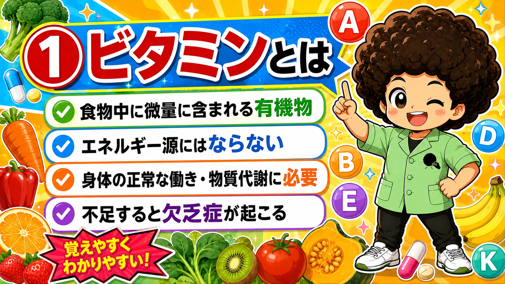ビタミン｜ビタミン 1