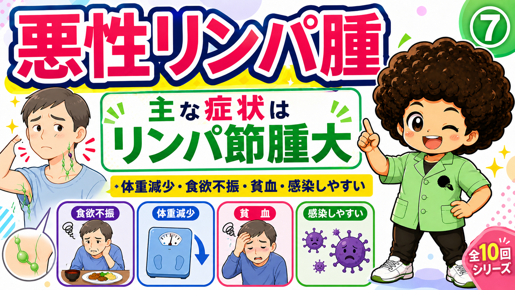 治療は化学療法と放射線療法が中心。予後は悪性度と病期で左右される
