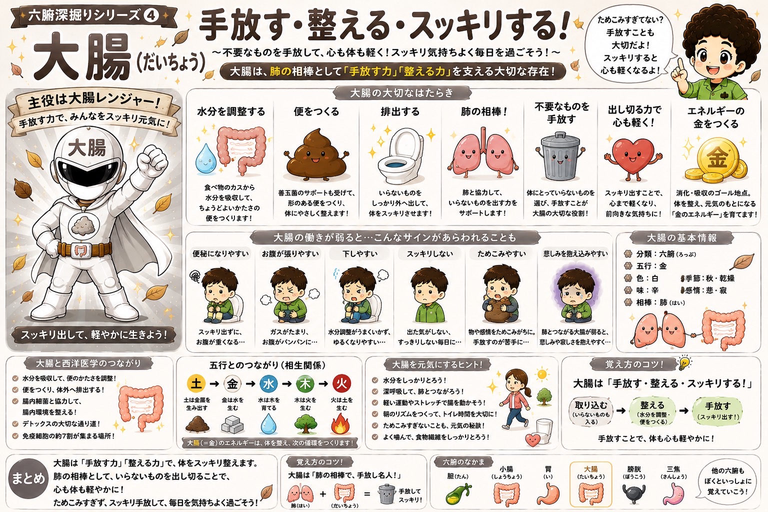 胃のはたらきまとめ：脾の相棒として「受納・消化・運化」をサポート