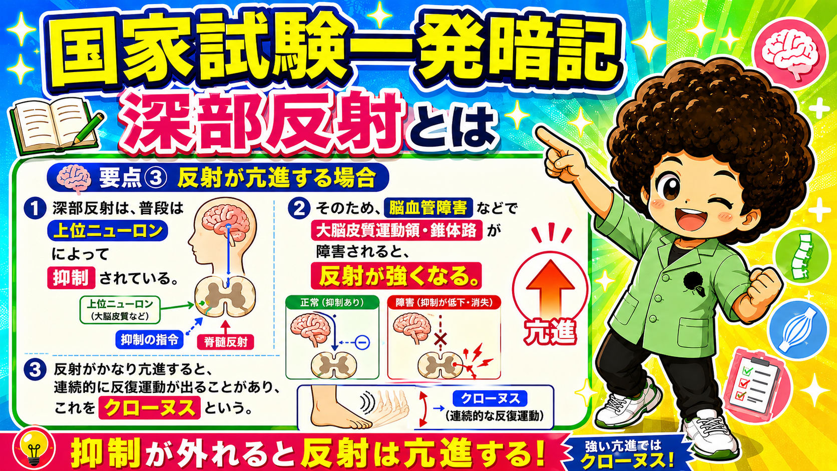 下肢の深部反射と肢位のポイント
