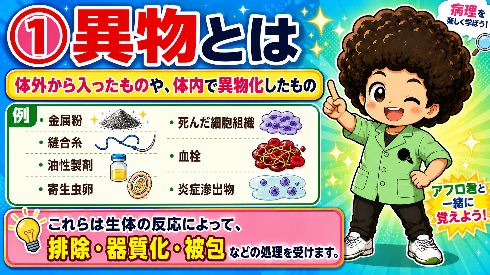 異物の処理｜異物の処理 1