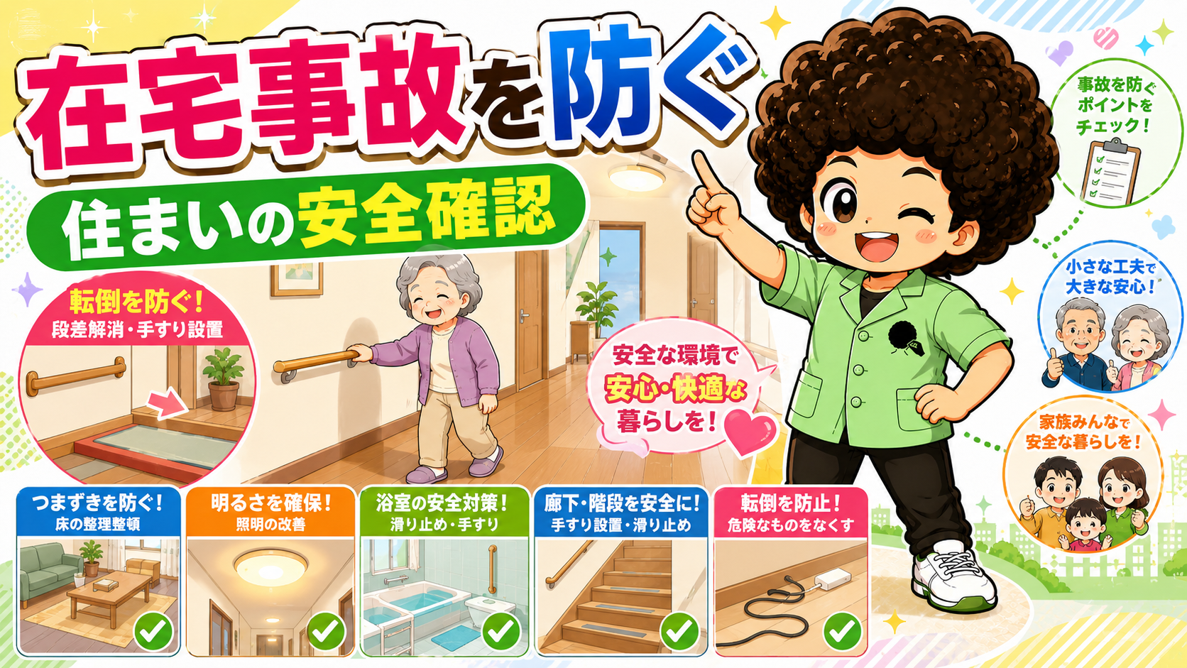 在宅事故を防ぐ ― 住まいの安全確認