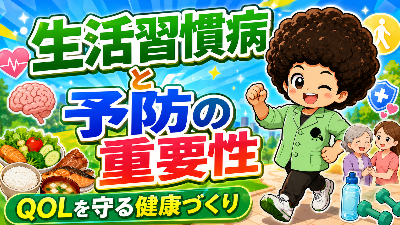 生活習慣病の予防とQOLを守る健康づくり