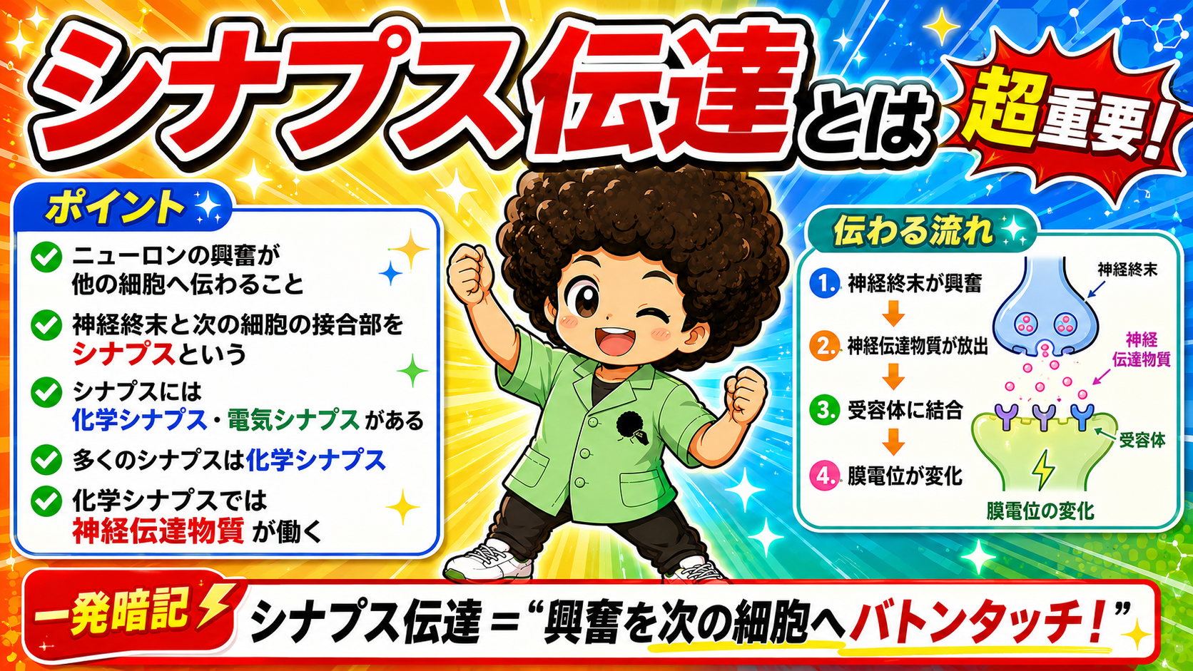 シナプス伝達と神経伝達物質｜シナプス伝達と神経伝達物質 1