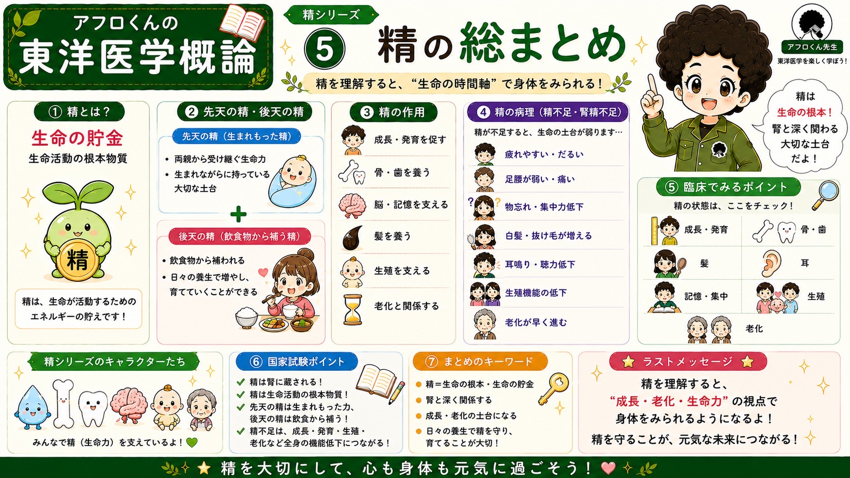 精の総まとめ──定義・先天と後天・作用・病理・臨床でみるポイントの全体像