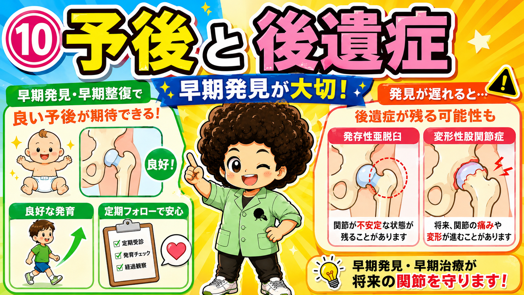 乳児期以降の治療：装具・牽引・ギプス・手術