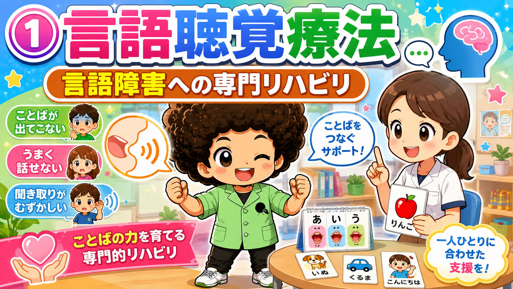 言語聴覚療法の進め方｜言語聴覚療法の進め方 1